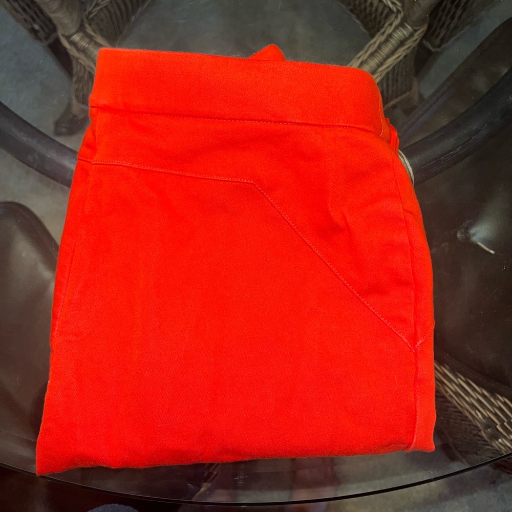 Woman’s small red  Calvin klein dress pants